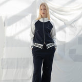 STAR RIVET ZIP-UP (NAVY)