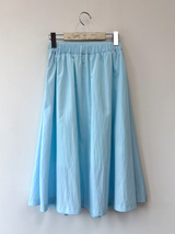 double waist pleats skirt