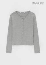 [B-BASIC] Standard Round Cardigan (2size)