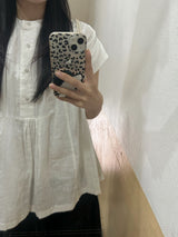 Dot button Blouse