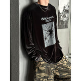 [UNISEX] Crack velvet long sleeves (3color)