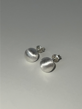 コットンボールピアス (シルバー) *1PCS