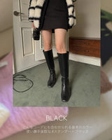 【MADE】Tuck Accent Wool Blend Mini Skort