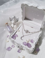 Art Nouveau Moon - necklace