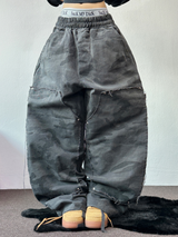 CARPENTER MILITARY HIP DAMAGE PANTS 🤎💚🩶3COLOR/2SIZE