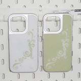 Wavy Color Bumper Case (GREEN)(MagSafe)