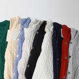 キッツツイストブレッドボタンカーディガン (9 colors)
