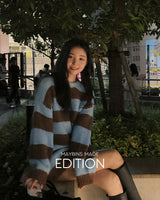 [MADE] Moon stripe wool knitwear