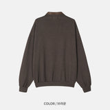 セリーヌダブルカラーニット (3 Colors)