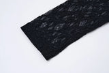 Romantic lace cardigan - black    
