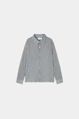 Jian Cropped Checked Shirt (3color)