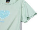 26SS★ Zesty Heart Crop Short Sleeve Tee