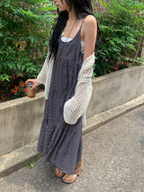 Rando Two-Way Net Loose Fit Summer Cardigan