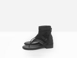 Pony open toe see-through boot sandals