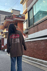 トーンズウォッシュドロングスリーブTシャツ