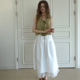 Passionate ruffle blouse (yellow green)