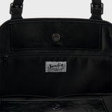 グロッシーバックルバッグ (Black)