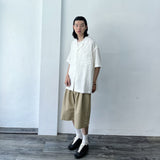 Pointed Flap Wide Short Sleeve