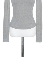 elver slim layer button tee