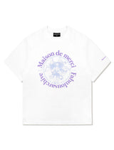 Women's Le Lis Relax Crop Tee WhitePurple(FCC2TS385W)