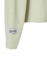 25FW WOMAN A SYMBOL KNIT LIGHT MINT