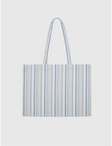 Polka beach bag [BLUE]