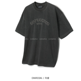  Lapel San Francisco Ice Pigment Washing Ban Pallies