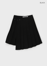 [MADE] Daruru Cotton Pleated Wrap Skirt