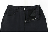 Sundy Charlang クールデニムロングスカート [ショート & ベーシックセレクション] Lyocell Fabric