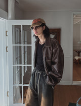 Roa Collar Leather Jacket