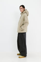 BSR HOODED ANORAK JACKET KHAKI