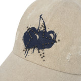 MELTING CHERRY BALL CAP [BEIGE]