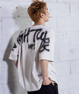 N.W.D スプレーTシャツ_ホワイト