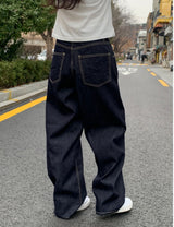 More wide denim pants