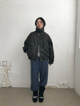 [MD Pick] Grunge Leather Mustang Jacket (2color)