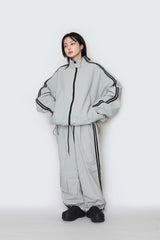 Track High Neck Zip-Up