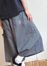 Sunstripe Carpenter Cotton Bermuda Shorts 3color