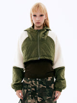  Padded Wool Jacket_Khaki
