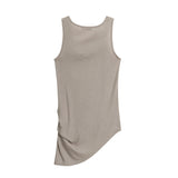 カウルドレープ2WAYトップ (WARM GRAY)