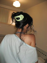 Jelly bean hair clip (Lime)