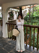 Loop Summer Ribbed Knit Cardigan / 4 colors