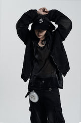 Logo symbol ball cap - black