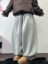 スウェットバルーンバックポイントロングパンツ🤎🖤🩶3COLOR