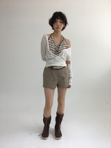 If Strap Halterneck Sleeveless (2color)