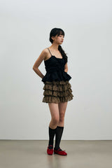 GENIE SLEEVELESS TOP / BLACK