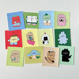 waggle oval sticker pack 