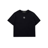 シグネチャークロップハーフTシャツ [BLACK]