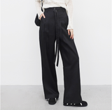 nein high-waist belt pants (belt set)