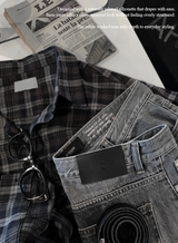 Prix Daily Natural Easy Overfit Check Shirt