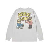 25FW AC ベアグラフィティロングスリーブ ライトグレー